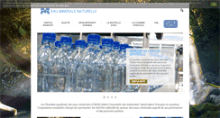 Desktop Screenshot of eaumineralenaturelle.fr